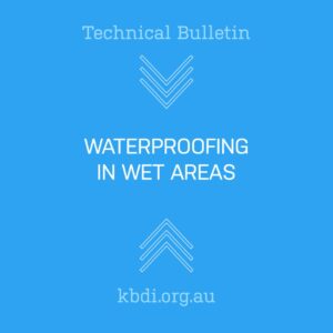 Waterproofing in Wet Areas