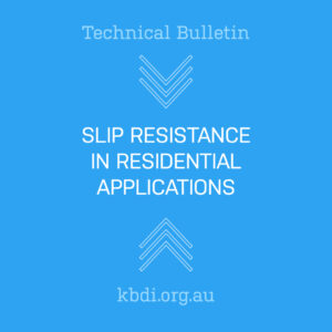 Slip Resistance in Residential Applications