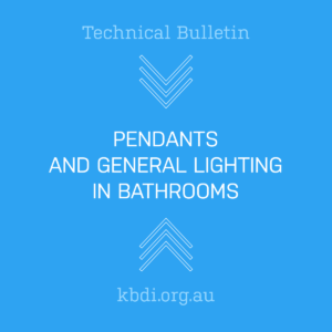 Pendants and General Lighting in Bathrooms